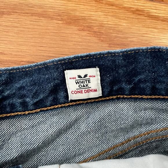 Levi's 501 Womens Selvedge Denim Micro Jean Shorts 26 Blue Cut-Off Button Fly - Picture 5 of 11